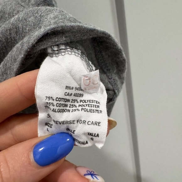 Houston Astros New Era Grey MLB Vneck tshirt size large - Picture 5 of 5